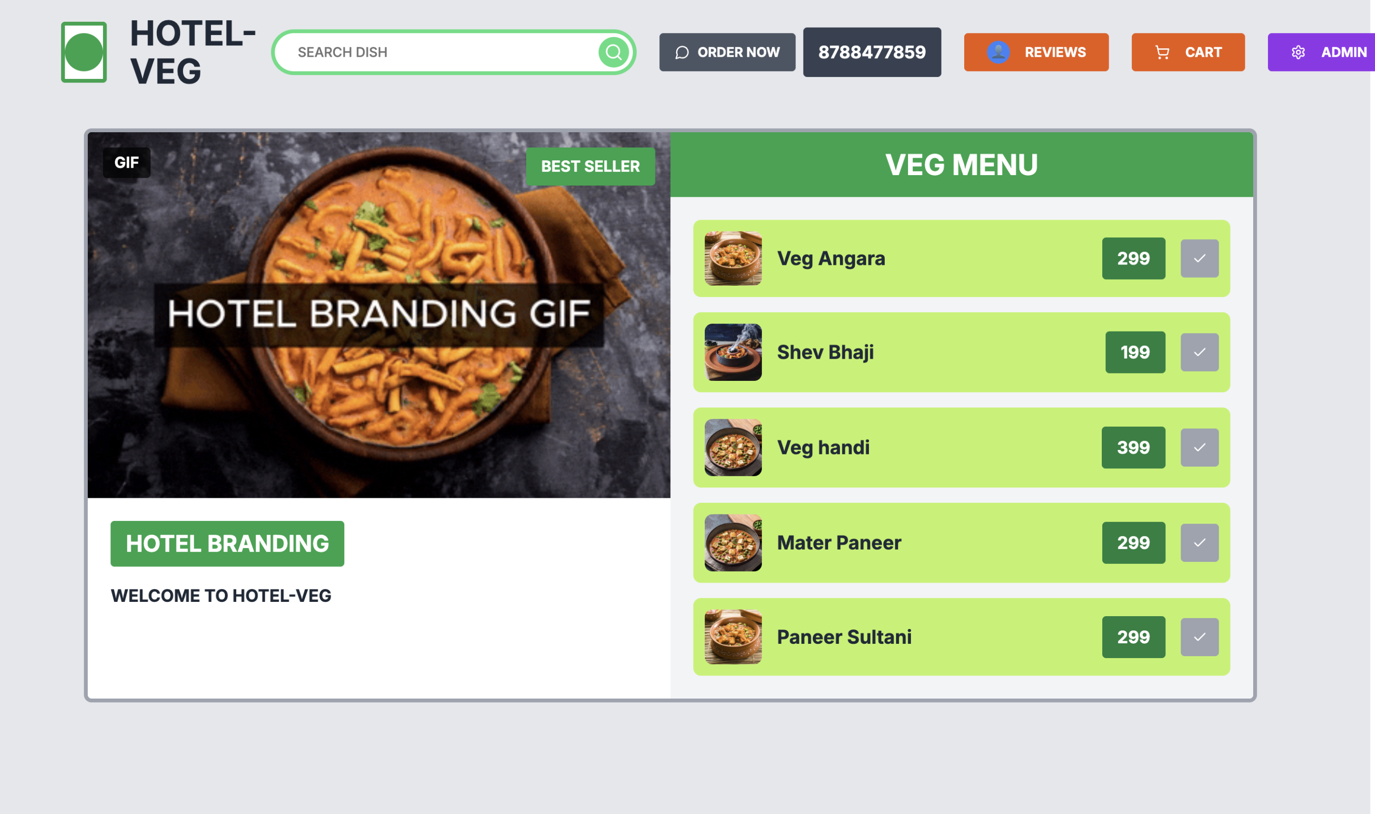 Food Ordering System